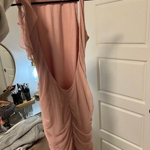 Oh Polly ‘backless ruffle mini dress’